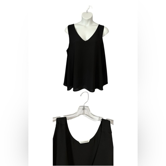 Penningtons, Plus Size Reversible Sleeveless Blouse, 2X, Black - Picture 6 of 9